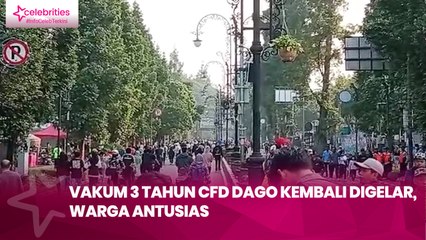Vakum 3 Tahun CFD Dago Kembali Digelar, Warga Antusias
