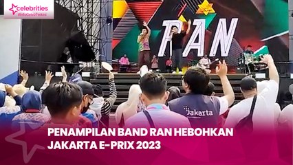 Penampilan Band RAN Hebohkan Jakarta E-Prix 2023