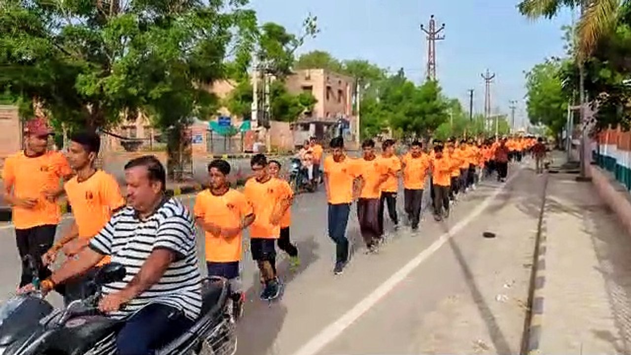 सम्राट पृथ्वी राज चौहान की जयंती पर हुई सद्भावना दौड़