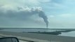 Smoke seen for miles after crude oil fire at Louisiana refinery