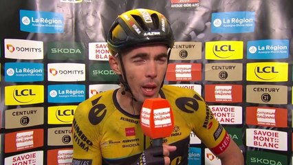 Critérium du Dauphiné 2023 - Christophe Laporte : "Toujours un honneur de porter ce beau maillot jaune, donc je vais essayer d'y faire honneur"