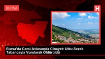 Bursa'da Cami Avlusunda Cinayet: Utku Sezek Tabancayla Vurularak Öldürüldü
