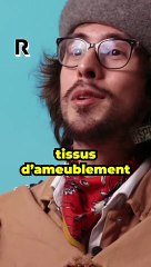 Il créer des vêtements avec des chutes