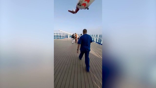 Cruise ship passenger was airlifted to a hospital 800 miles from home against his wishes when the ship doctor misdiagnosed his pulled muscle