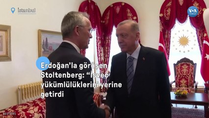 Erdoğan’la görüşen Stoltenberg: “İsveç yükümlülüklerini yerine getirdi”