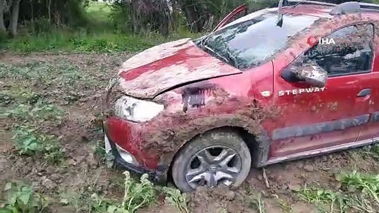 Jeep s'est envolée vers un champ de pommes de terre : 2 blessés