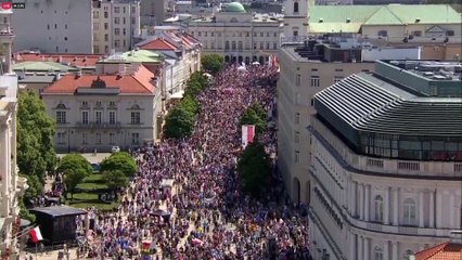 Πολωνία: Επιβλητική διαδήλωση κατά της κυβέρνησης