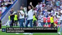 El Real Madrid de baloncesto le ofreció la Euroliga al Santiago Bernabéu
