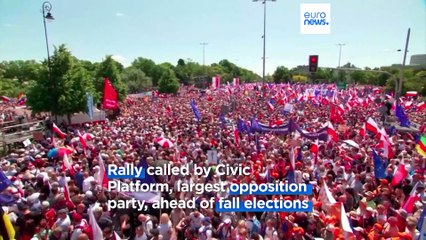 Thousands of Poles march in Warsaw to denounce government policies