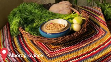 How to cook a chicken under rice _ Iranian traditional dish