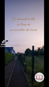 J'ai demandé à l'IA de snap de me conseiller des livres
