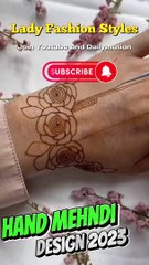 mehndi designs arabic lady fashion styles