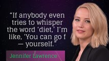 Jennifer Lawrence Advice (Embracing Imperfections) #quotes #jenniferlawrence