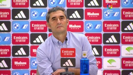 Descargar video: Rueda de prensa de Ernesto Valverde tras el Real Madrid vs. Athletic Club de LaLiga Santander