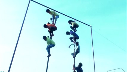 Mallakhamba I Youth from Naxal Area of Chhattisgarh Participates in Mallakhamba