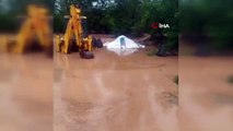Inondation à Çorum： Des animaux ont péri, des terres cultivées ont été inondées