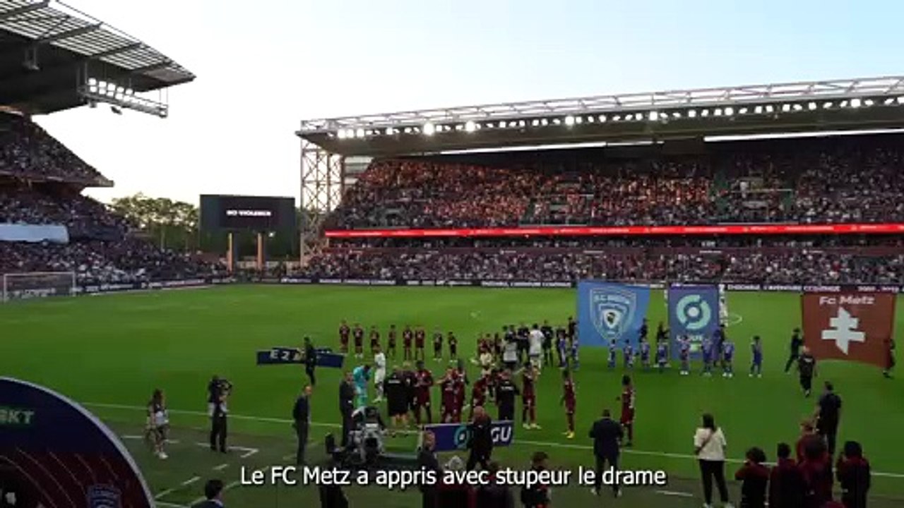 L’hommage avant Metz - Bastia
