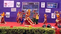 Gujarat Culture awesome Folk dance by boys and girls couples with Umbrella _ GTU Xitij