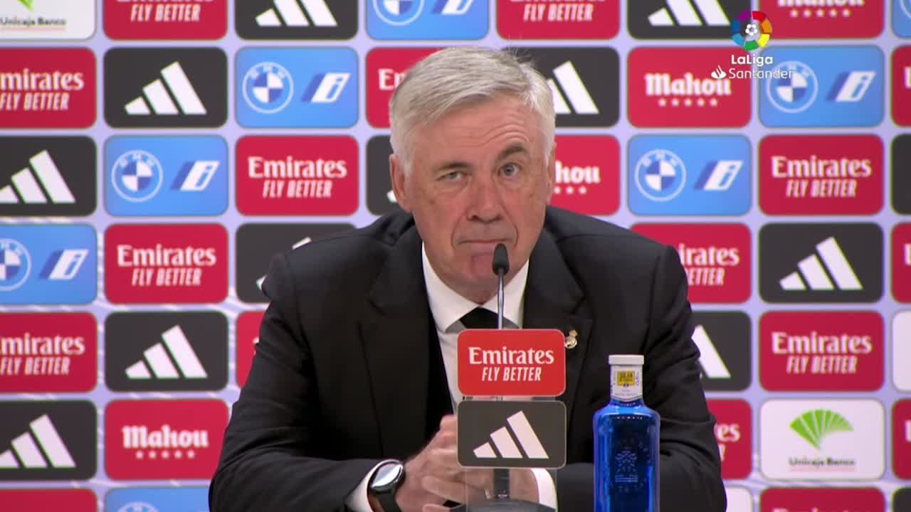 Rueda de prensa de Carlo Ancelotti tras el Real Madrid vs. Athletic Club de LaLiga Santander