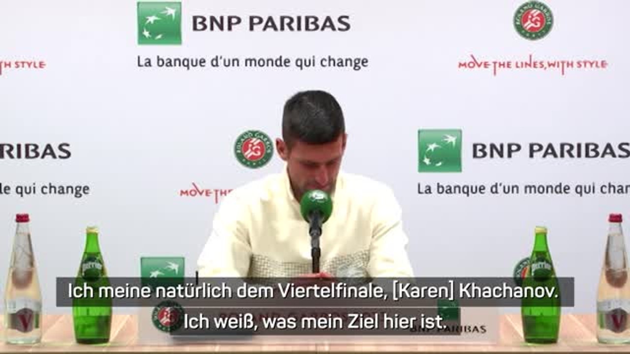Djokovic nach sieg: "gibt mir selbstvertrauen"