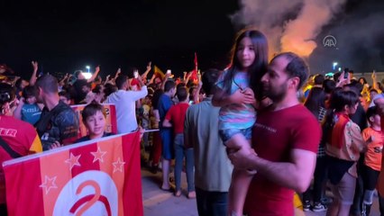HATAY - Galatasaray'ın şampiyonluğu İskenderun'da kutlandı