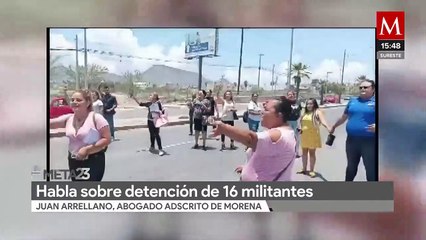 En Coahuila, representante de Morena informa sobre la detención de 16 militantes del partido