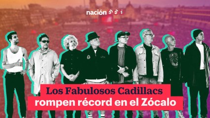 Los Fabulosos Cadillacs rompen récord en el Zócalo