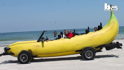 Banana Car: Inventor Turns Pick-Up Truck Into Driveable Banana I RIDICULOUS RIDES