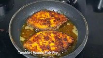 fish fry in tandoori masala | tandoori marinade recipe surmai fish tandoori fish fry recipe
