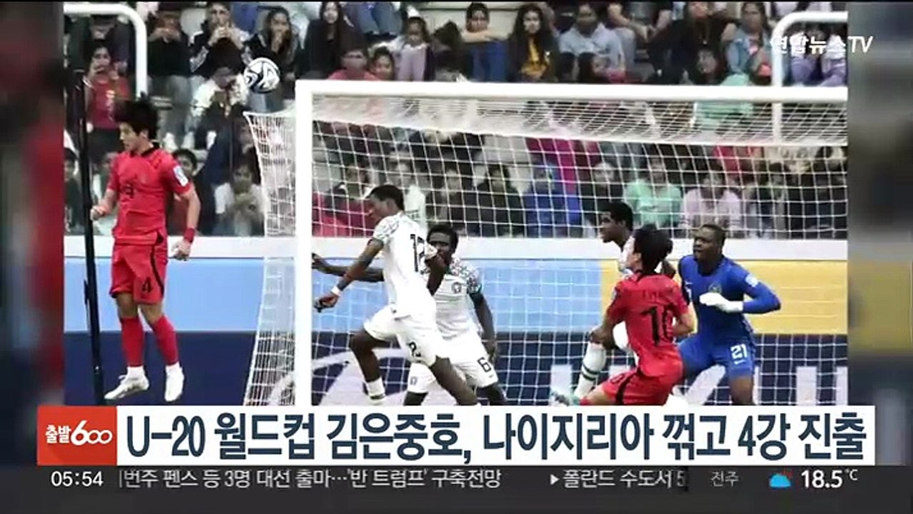 U-20 월드컵 김은중호, 나이지리아 꺾고 4강 진출
