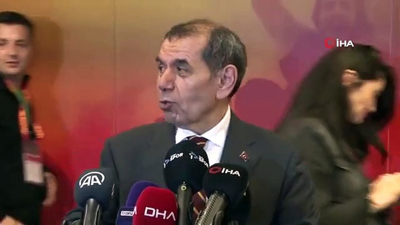 Le président de Galatasaray, Dursun Özbek : "Nous dépensons nos forces pour regarder le beau match de Galatasaray"