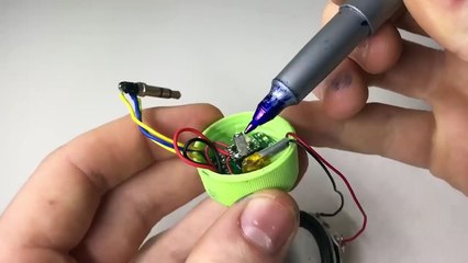 How to make a mini speaker from a bottle cap