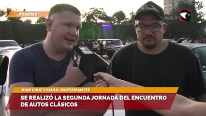 Se realizó la segunda jornada del encuentro de autos clásicos