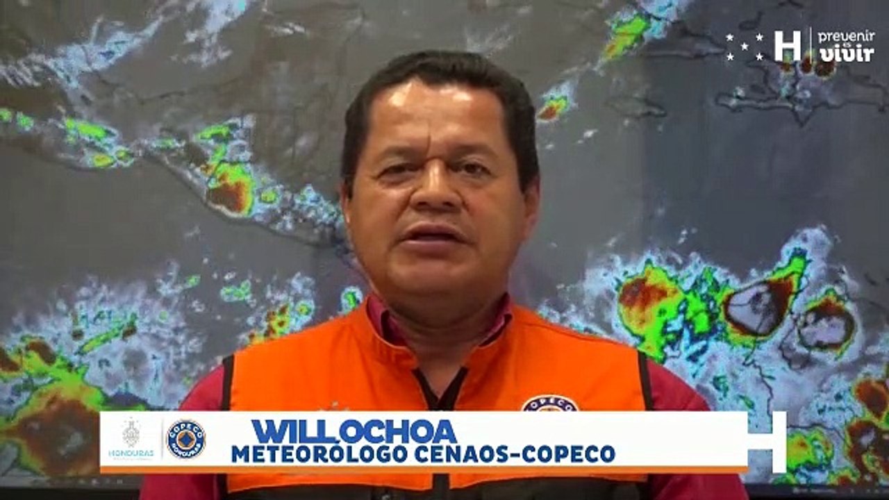 Pronostican lluvias con actividad eléctrica para este lunes en estas regiones de Honduras
