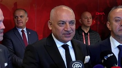 TFF Başkanı Mehmet Büyükekşi'nin derbi sonrası açıklamaları