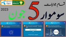 5 June 2023 Questions and Answers | My Telenor Today Questions | Telenor Questions Today Quiz App
