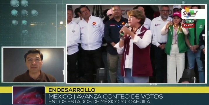 Partido oficialista Morena lidera elecciones para la gubernatura del estado de México