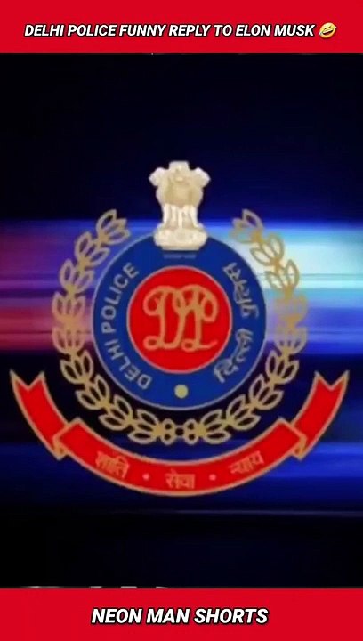 Delhi Police Funny Reply to Elon Musk| Delhi Police Elon Musk News Shorts Facts #shorts