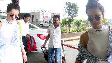 कंगना रनौत ने एयरपोर्ट लुक को लेकर क्या मचाया बवाल क्या हुआ जानिए