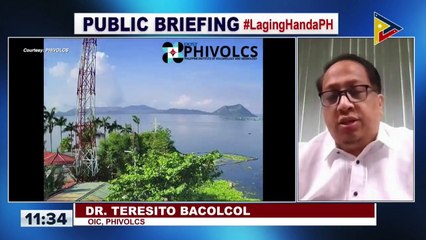 Panayam kay Phivolcs OIC Dr. Teresito Bacolcol