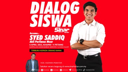 Dialog Siswa Bersama Syed Saddiq