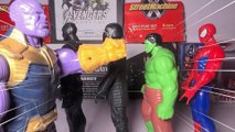 Superhero Avengers Fight, Spider-man vs Hulk vs Thanos vs Ant-man, Iron-man, Captain America