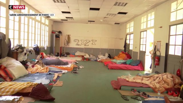 Paris : une école désaffectée squattée par des migrants