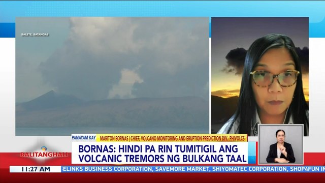 Panayam kay Mariton Bornas Chief, Volcano Monitoring and Eruption Prediction Division- PHIVOLCS | BT
