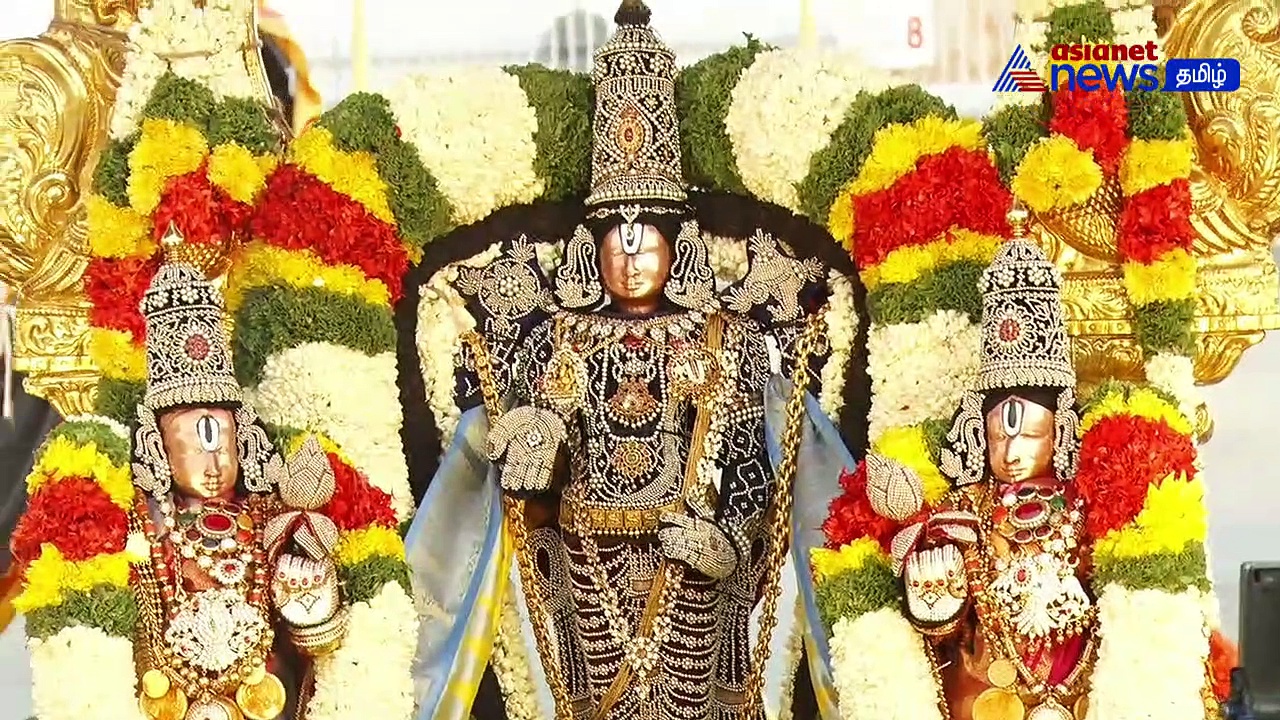 Watch : திருப்பதியில் வருடாந்திர ஜேஷ்டாபிஷேகம்! - முத்து கவச அலங்காரத்தில் வெங்கடாஜலபதி!