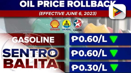 Panibagong oil price rollback, ipatutupad bukas