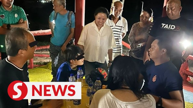 Family of three found after going missing near Gunung Lambak