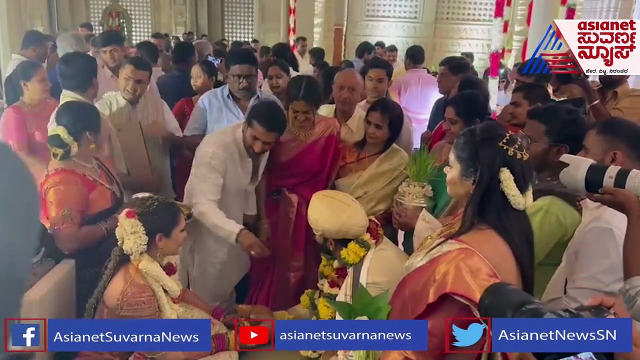 Abhishek Ambareesh Wedding: ಅಭಿಷೇಕ್‌-ಅವಿವಾ ಮದ್ವೆಲಿ ಮಾಜಿ ಉಪರಾಷ್ಟ್ರಪತಿ ವೆಂಕಯ್ಯ ನಾಯ್ಡು