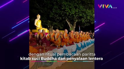 Ribuan Lampion di Candi Borobudur Tutup Rangkaian Waisak