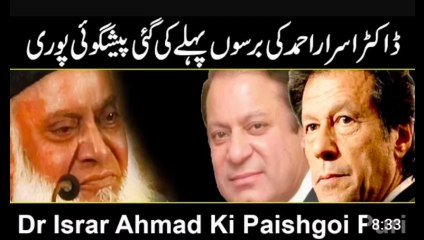 Prediction By Dr Israr Ahmed About Pakistan Came True